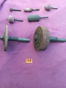 239. Zestaw 7 ściernic trzpieniowych, kamieni szlifierskich 15 - 87mm  