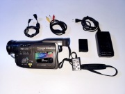 Kamera video PANASONIC NV-SX50EG na kasety VHS-C Compact ładowarka zestaw