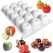 JABŁKA WISZNIE 15gn forma silikon 25.6*15.2*3.5 do Pieczenia Musów Odlewów 