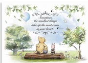 Tło baner do zdjeć baby Kubuś Puchatek