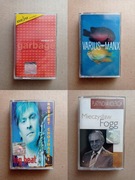 Kasety Zestaw 4 szt. Garbage, Varius Manx, R. Chojnacki, M. Fogg