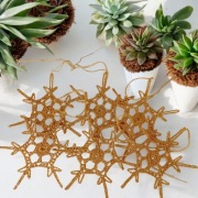 ZAWIESZKI ŚNIEŻYNKI NA CHOINKĘ, ŻYRANDOL ITP. BOŻE NARODZENIE