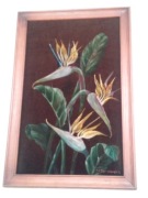 Obraz olejny na aksamicie strelicje - Joanna Samborska