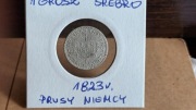 1 Srebrny Grosz Niemcy-Prusy 1823,D.Rzadka