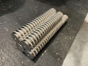 MAGNES NEODYMOWY Z OTWOREM OKRĄGŁY 25x5 mm - 100 sztuk