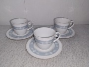 Zestaw 3 filiżanek MITTERTEICH BAVARIA – Niemiecka Porcelana