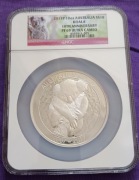 2007-2017 Rocznica Australijska Koala 10 uncji Srebra Grading NGC