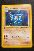 Karta Pokèmon - Machamp Base set - 1st edition