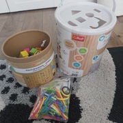 Klocki Drewniane trefl i elefun