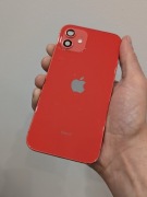 Uzbrojony korpus iPhone 12 red czerwony
