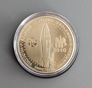 Moneta medal numizmat 10 miedziaków królewskich Mieszko I Włócznia Mauryceg