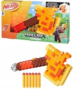HASBRO NERF Wyrzutnia Minecraft Firebrand Topór + strzałki F8953 (6szt)