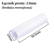Łącznik Prosty do Szafy Tekstylnej – 13mm