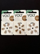 Baterie do aparatu słuchowego 312 18szt