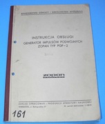 Instrukcja GENERATOR IMPULSÓW PGP-2 ZOPAN