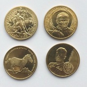 Komplet 4 x 2 zł.2014 r. OKAZJA! ostatnie okolicznościowe monety 2 zł. NG