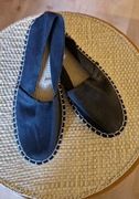 Damskie BUTY typu Espadryle 39,5/ 25 cm czarne wkładka ze szt.tworzywa nowe