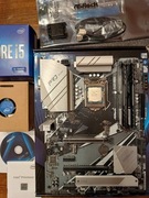 Zestaw procesor Intel i5 10400F + płyta Asrock b460 Pro4 + RAM DDR4 16gb