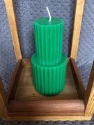 Lampion drewniany jesion wysoki 53 cm