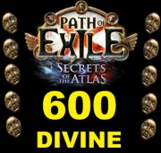600 DIVINE ORB PATH OF EXILE POE SECRETS OF THE ATLAS MERCENARIES NOWA LIGA