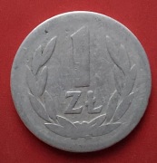 Moneta 1 złoty 1957 r. PRL (Al)