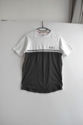 biała koszulka diesel M biało-czarna męski t shirt