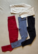 Legginsy dla dziewczynki  134,  4 szt.