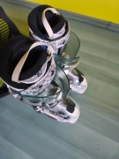 Sprzedam używane narty 160 cm wraz z butami 25,5 .