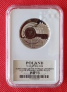10 ZŁOTYCH 2016 - 200-LECIE SGGW w WARSZAWIE- GRADING GCN PR70 !!!