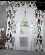 Komplet gotowy  firany zasłony falbanki monstery 580x250