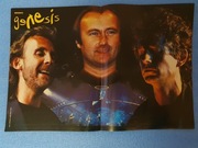 GENESIS, MICHAEL JACKSON, KISS - plakat z czasopisma Bravo.