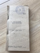 BLOCZEK KELNERSKI - PBP OBRIS lata 80-te