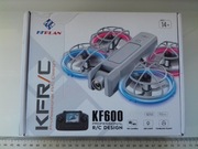Dron KF600, WiFi FPV LCD 2,4 fotografia lotnicza, 2x aparat, aplikacja na s