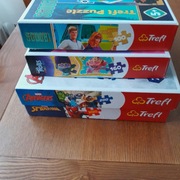 4 kartony puzzli 