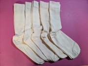 5 x Skarpety Robocze Grube Długie Białe ZGODA BHP S-3K Roz. 39-42