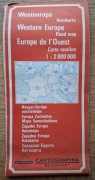 Western Europe mapa 1:2 000 000 Cartographia Budapest