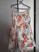 Tu sukienka kwiaty 116 6 lat bez rękawów