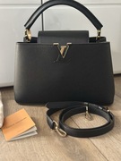 LV Capucines MM torebka czarna Nowa Nr seryjny