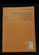 Domański Reżyserzy dramatu w warszawskich teatrach rządowych 1901-1915