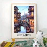 5D DIY Haft diamentowy Wenecja 30x40