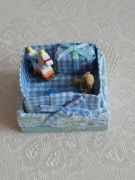 Miniaturka - pudełko dziecięce z zabawkami - skala 1:12 - Dollhouse