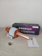 mikrofon do karaoke BONAOK, urządzenie wielofunkcyjne 3 w 1, 