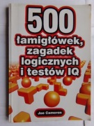 500 łamigłówek, zagadek logicznych, i testów IQ - książka