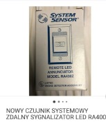 CZUJNIK SYSTEMOWY ZDALNY SYGNALIZATOR LED RA400Z 