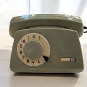 Telefon PRL Aster Telkom Telcza Vintage Retro Kolekcjonerski Rekwizyt