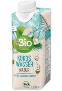 Woda kokosowa 100%, naturalna, 0,33 l BIO
