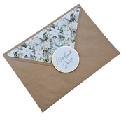 Świąteczna koperta pudełko folder na zdjęcia Boże Narodzenie 15 x 23 cm