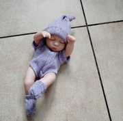 Nowa silikonowa lalka bobas typu bebe Reborn