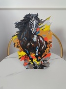 Koń figurka dekoracyjna Statuetka Art deco 