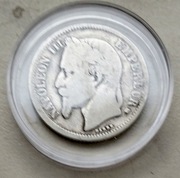 Francja 5 Franków 1867 r Napoleon srebro 